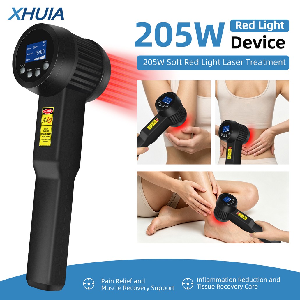 205W High Power Laser Therapy Device for Pain Relief 1*660nm+10*808nm+4*905nm