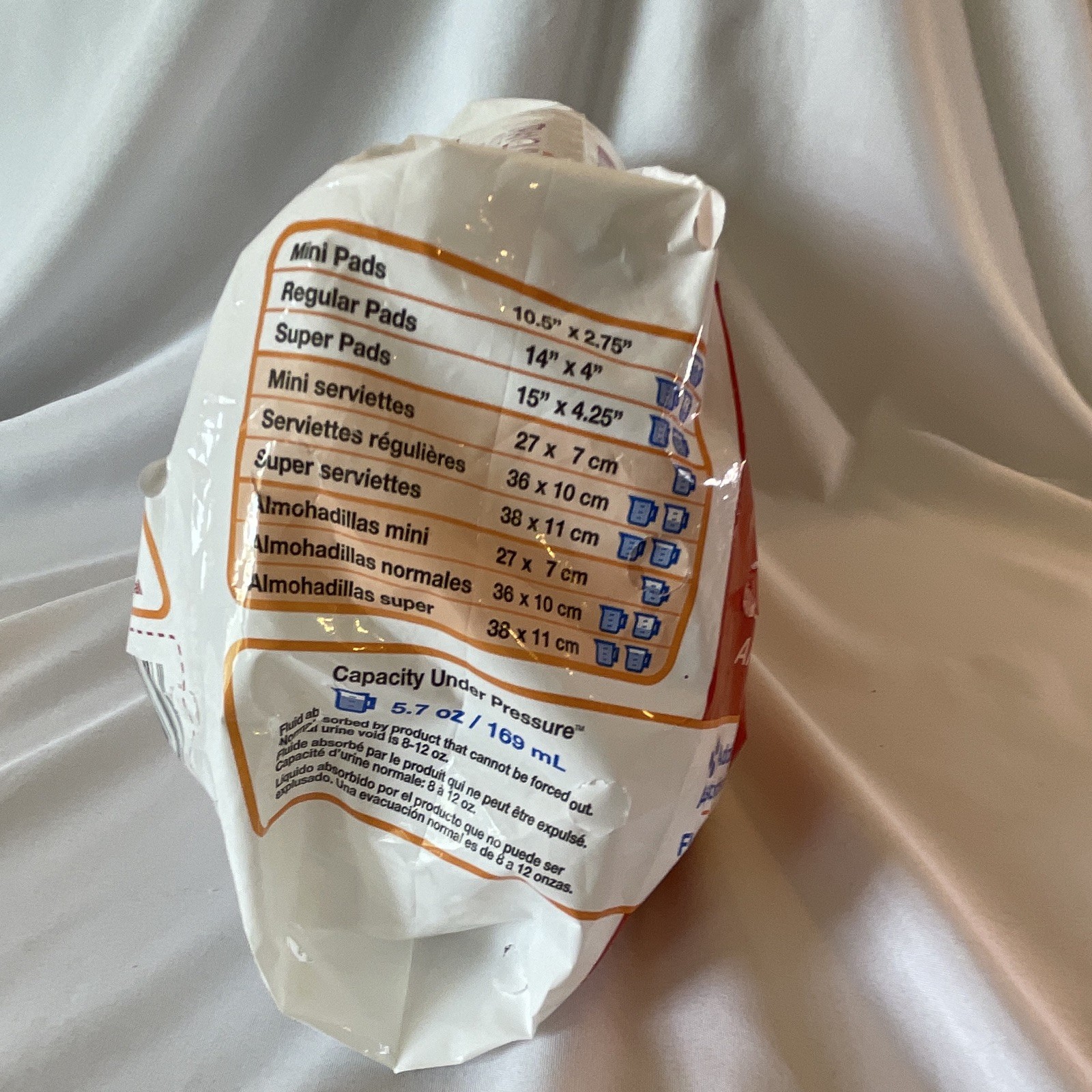 Tranquility TopLiner Booster Mini Incontinence Pads Regular 169 mL 25 Ct