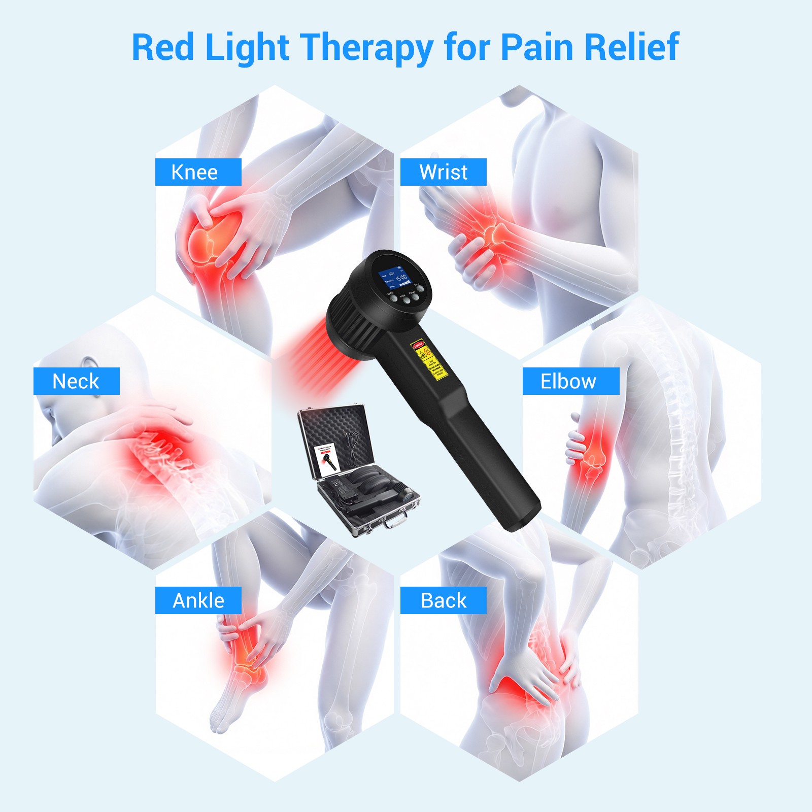 25W Super Pulsed Laser Therapy 905nm 808nm 660nm LLLT Device for Pain Relief