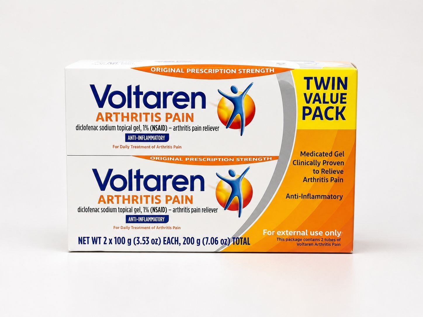 Voltaren ARTHRITIS Gel Twin Pack NET WT 2 x 100 g Each, 200g EXP 6/28
