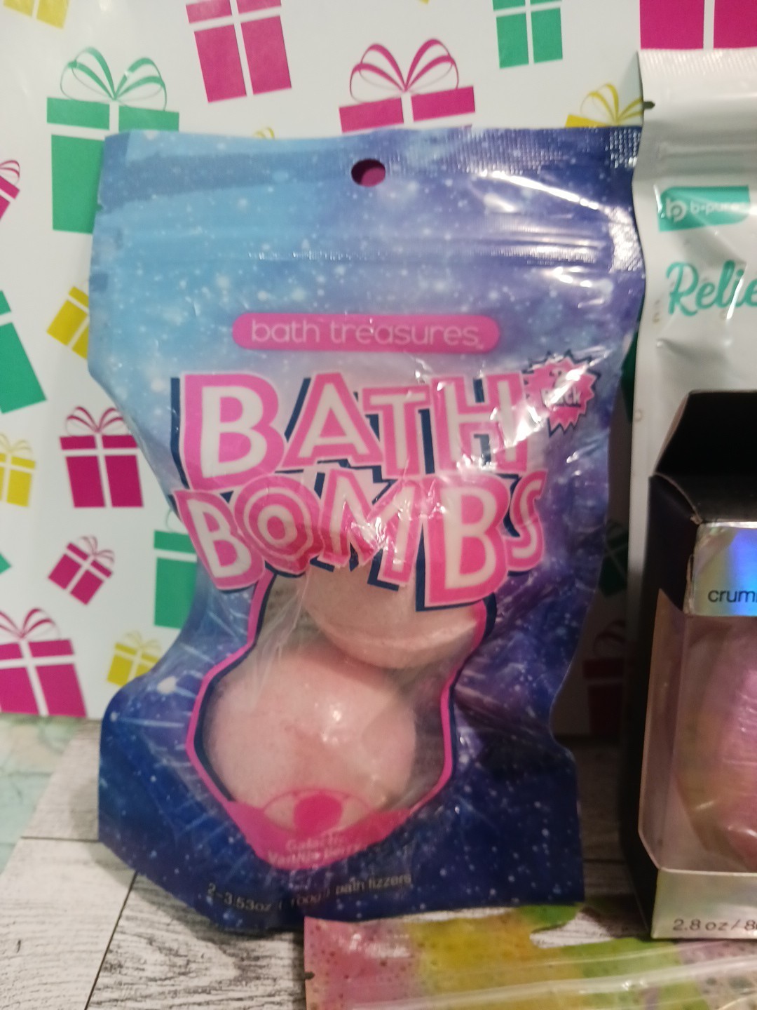 Bubble cake, bath bombs, bath fizz & shower fizz, glitter bombs, Lot for women