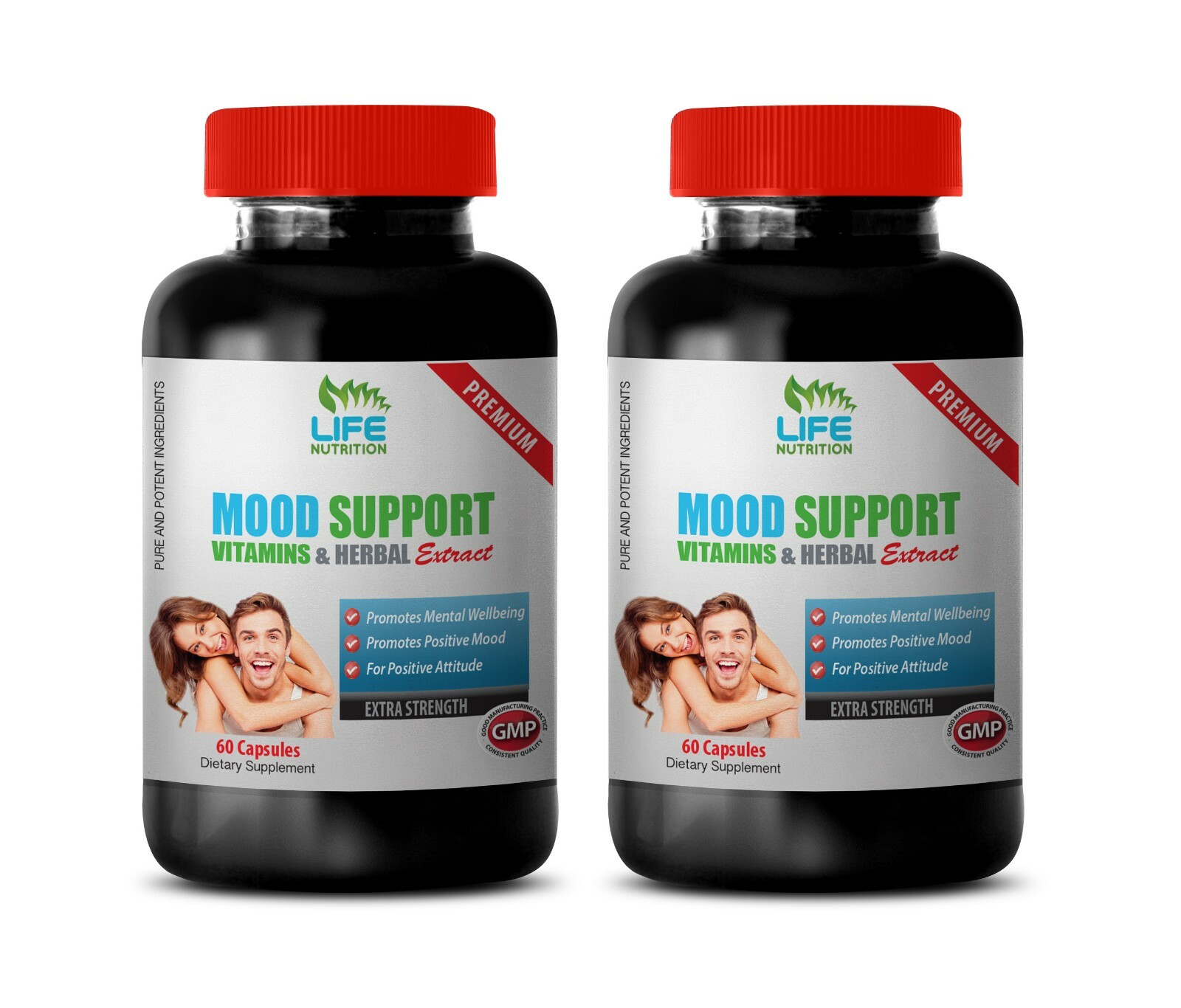 stress less in life – MOOD SUPPORT FORMULA – anti inflammatory herbal 2 BOTTLE