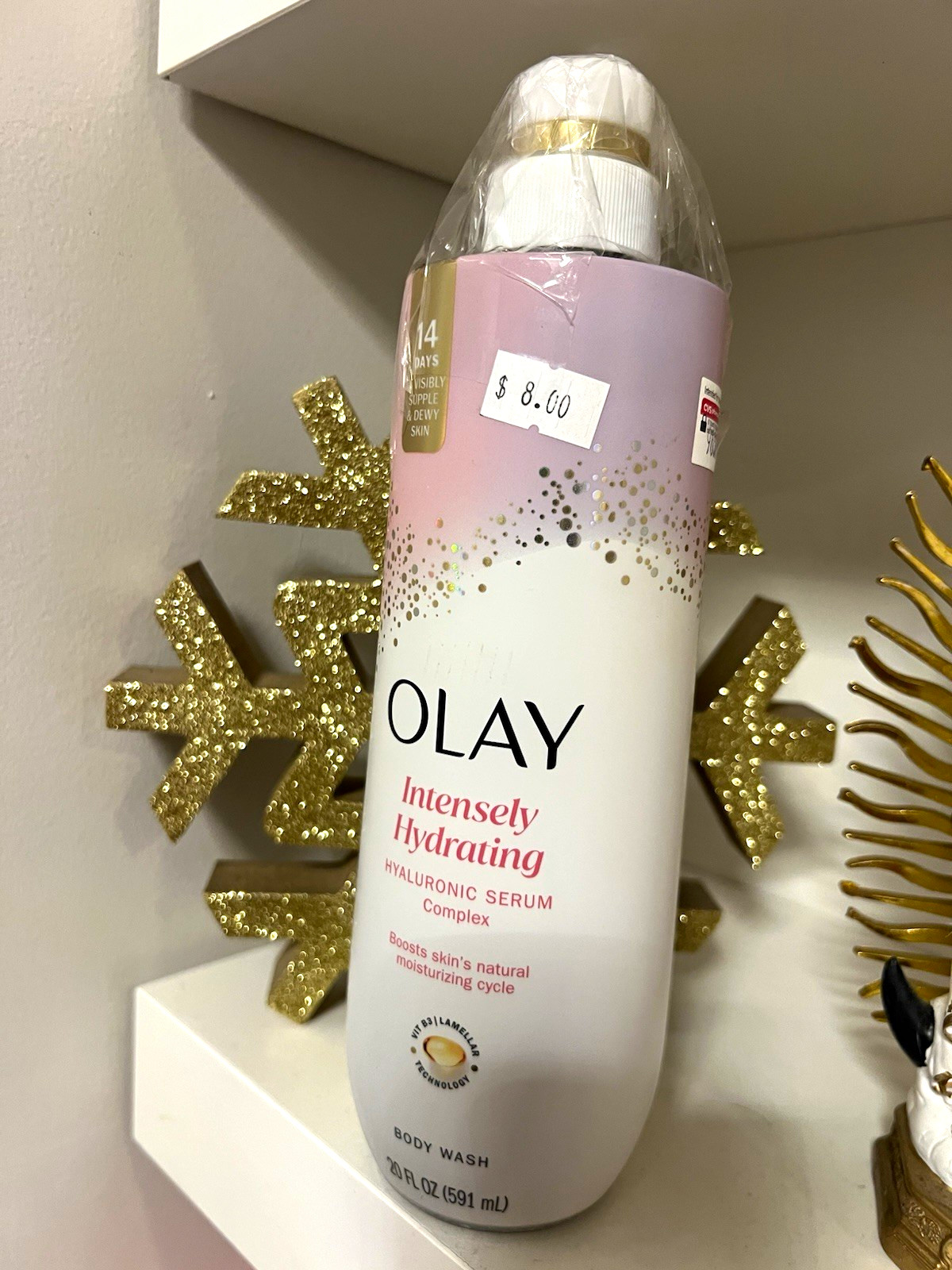 Olay Hydrating Hyaluronic Acid Body Wash, Liquid, 20 fl oz (591 mL)