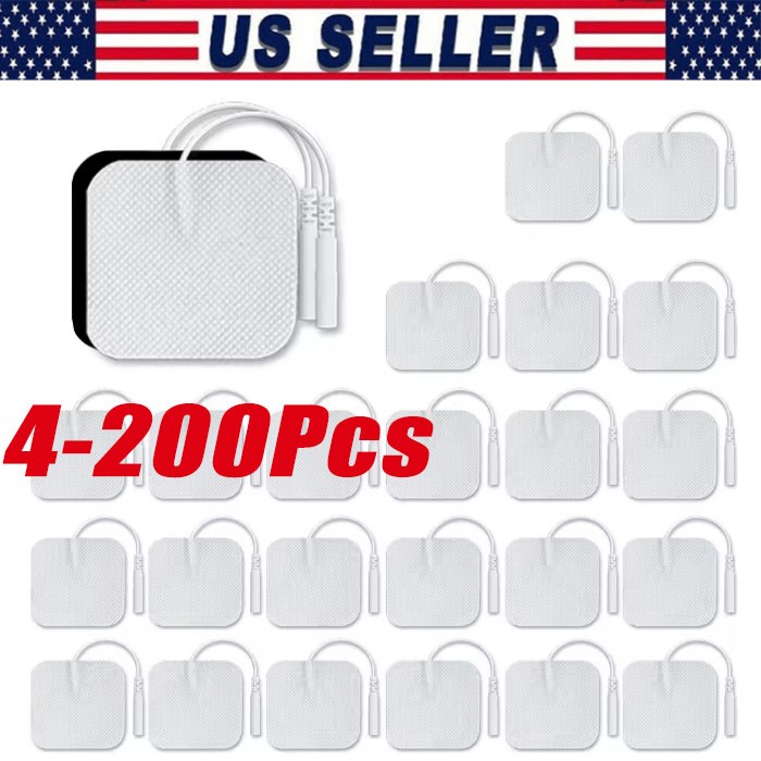 40X Electrode Pads EMS Replacement Unit 7000 3000 2×2 Muscle Stimulator US