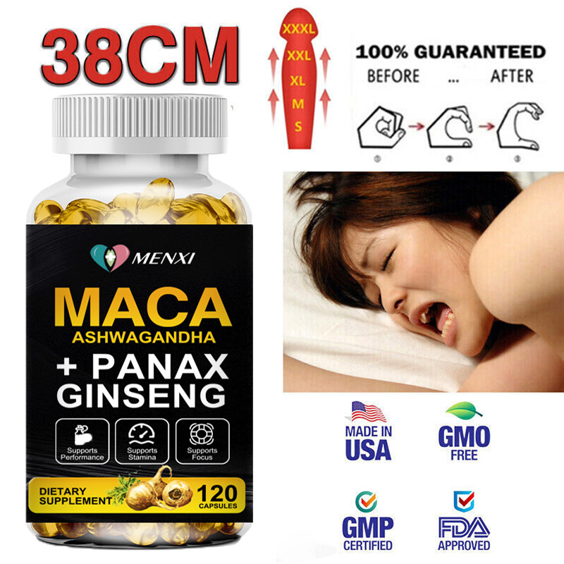 Male Enhancing Libido 120 Capsules – Maca Root,Massive Girth Enlargement Support