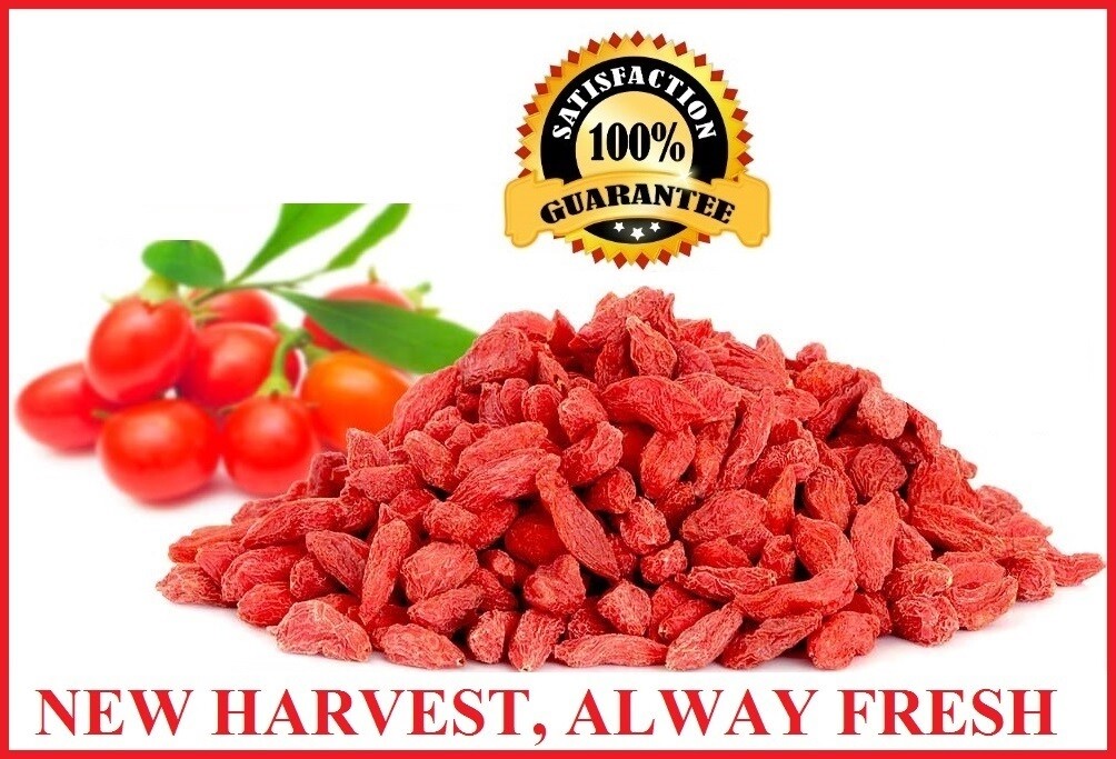 1LB (16 oz) GOJI BERRIES WOLFBERRY BERRY GRADE AAAA+++ FROM NINGXIA
