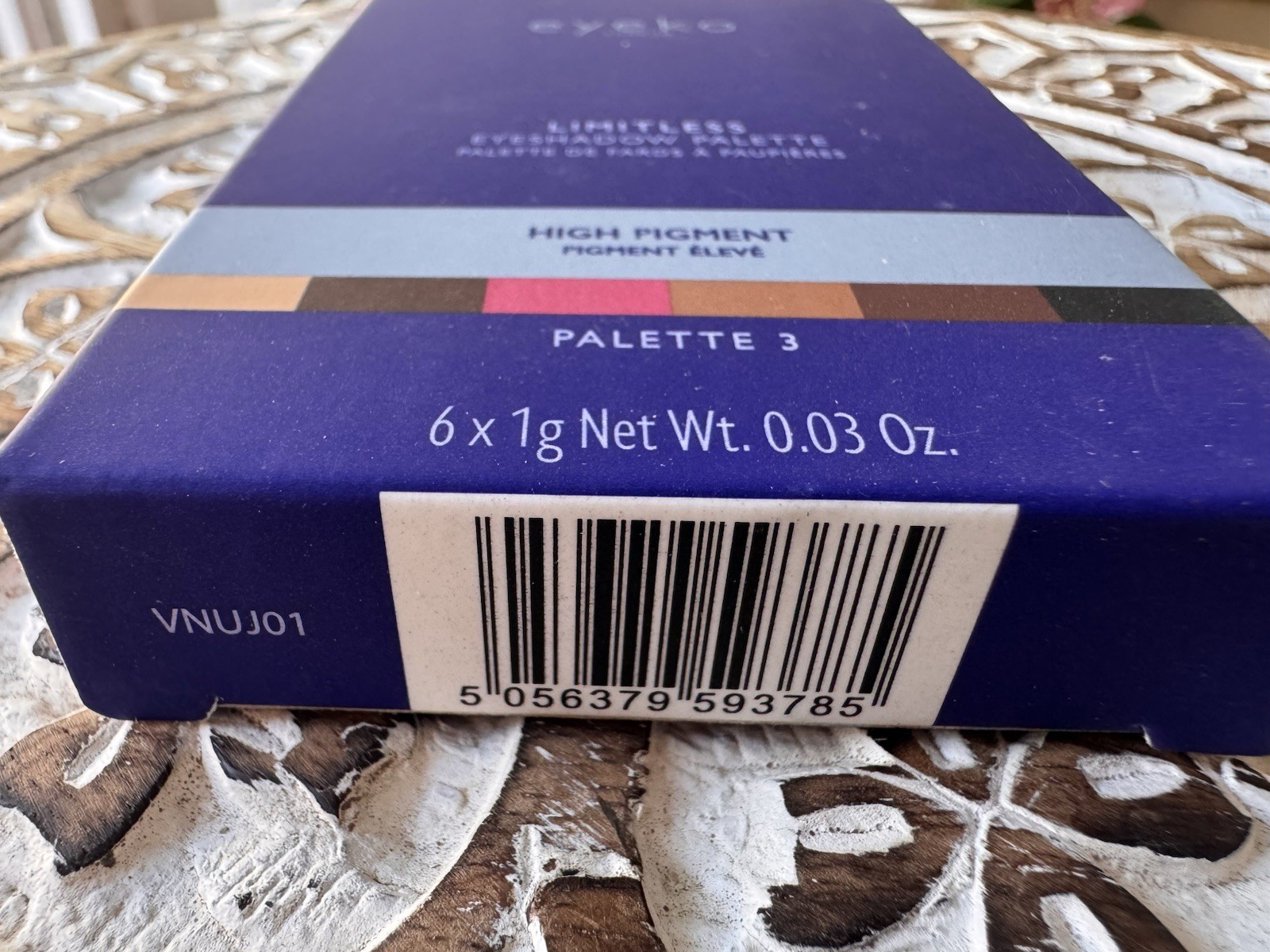 Eyeko London Limitless 3 Eyeshadow Palette High Pigment Shimmer/Matte 0.03oz