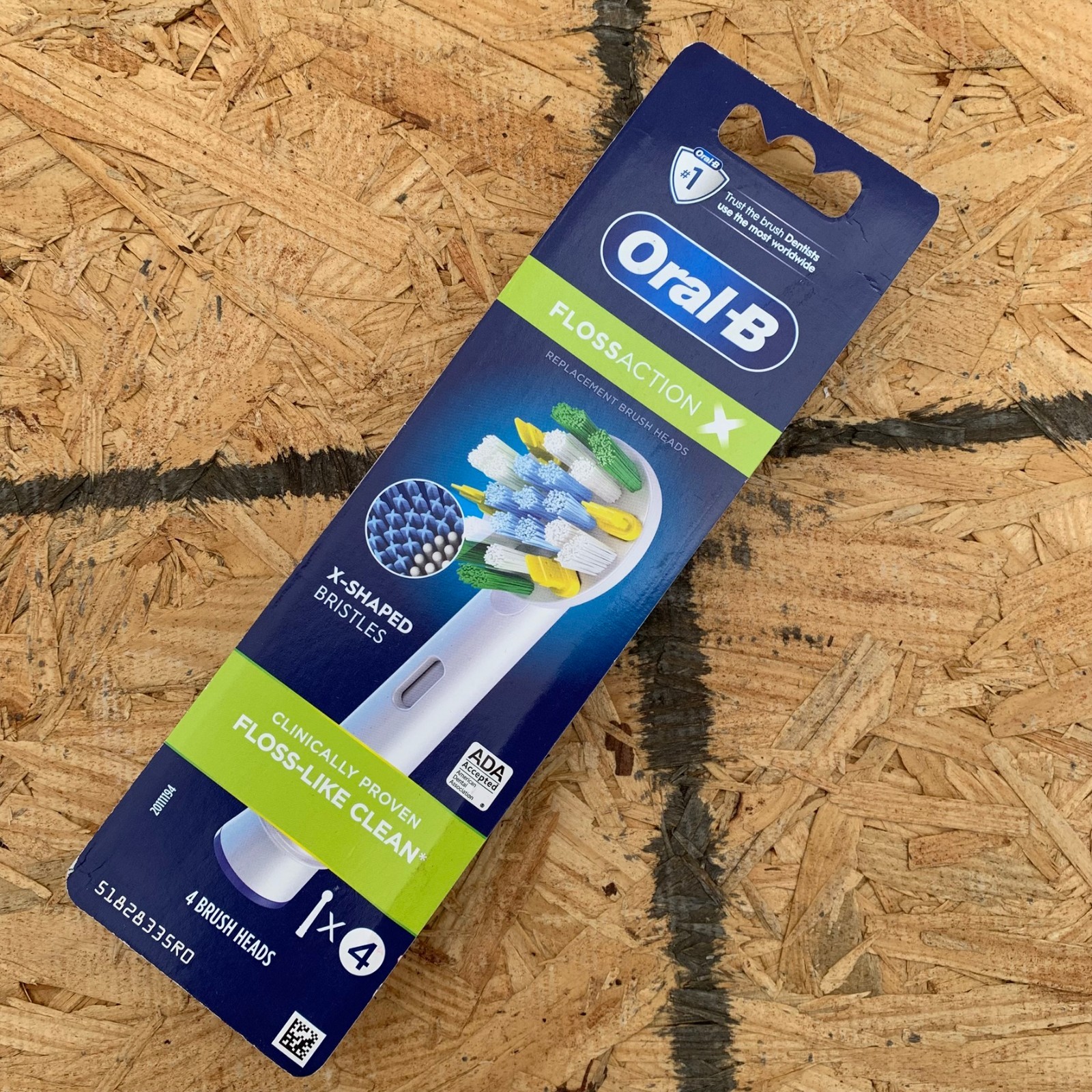 Oral-B FlossAction Electric Toothbrush Replacement Brush Heads Refills 4ct