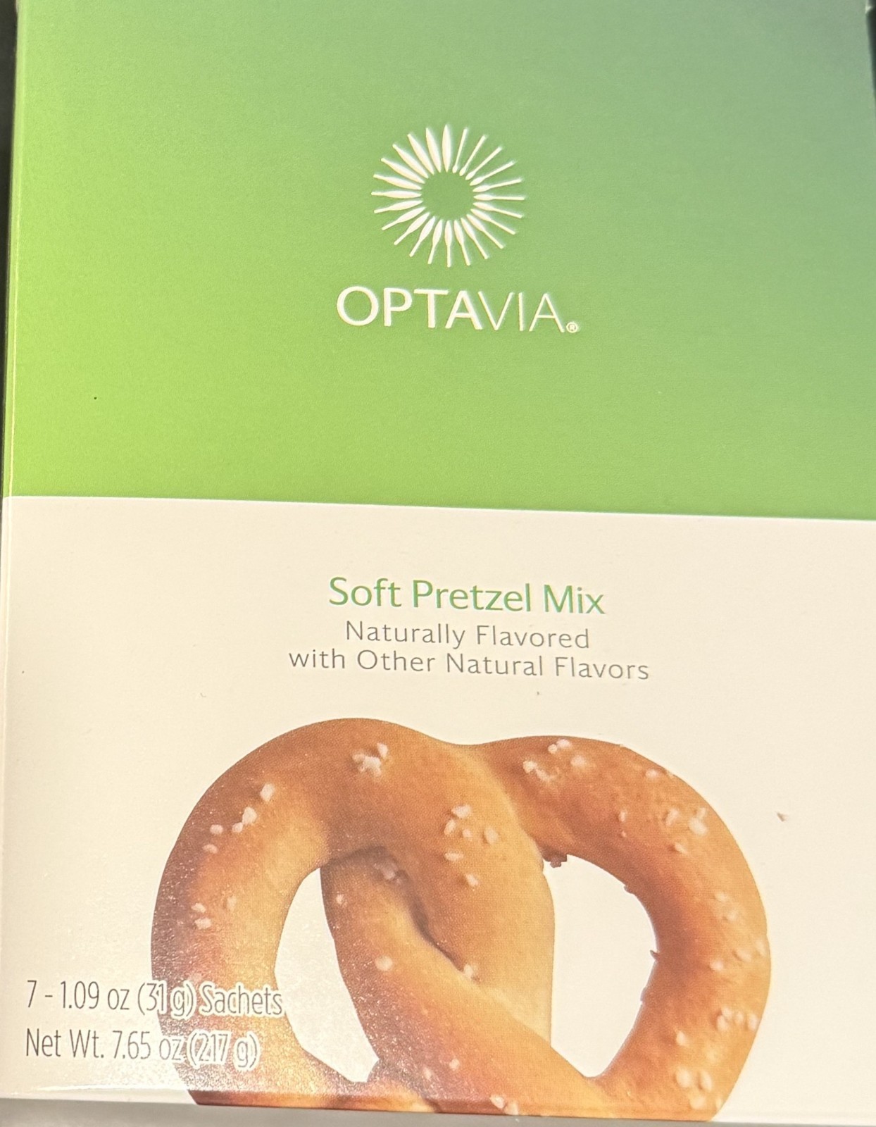 Optavia Soft Pretzel Mix Mix – 7 packets Exp 4/2027 FREE SHIP