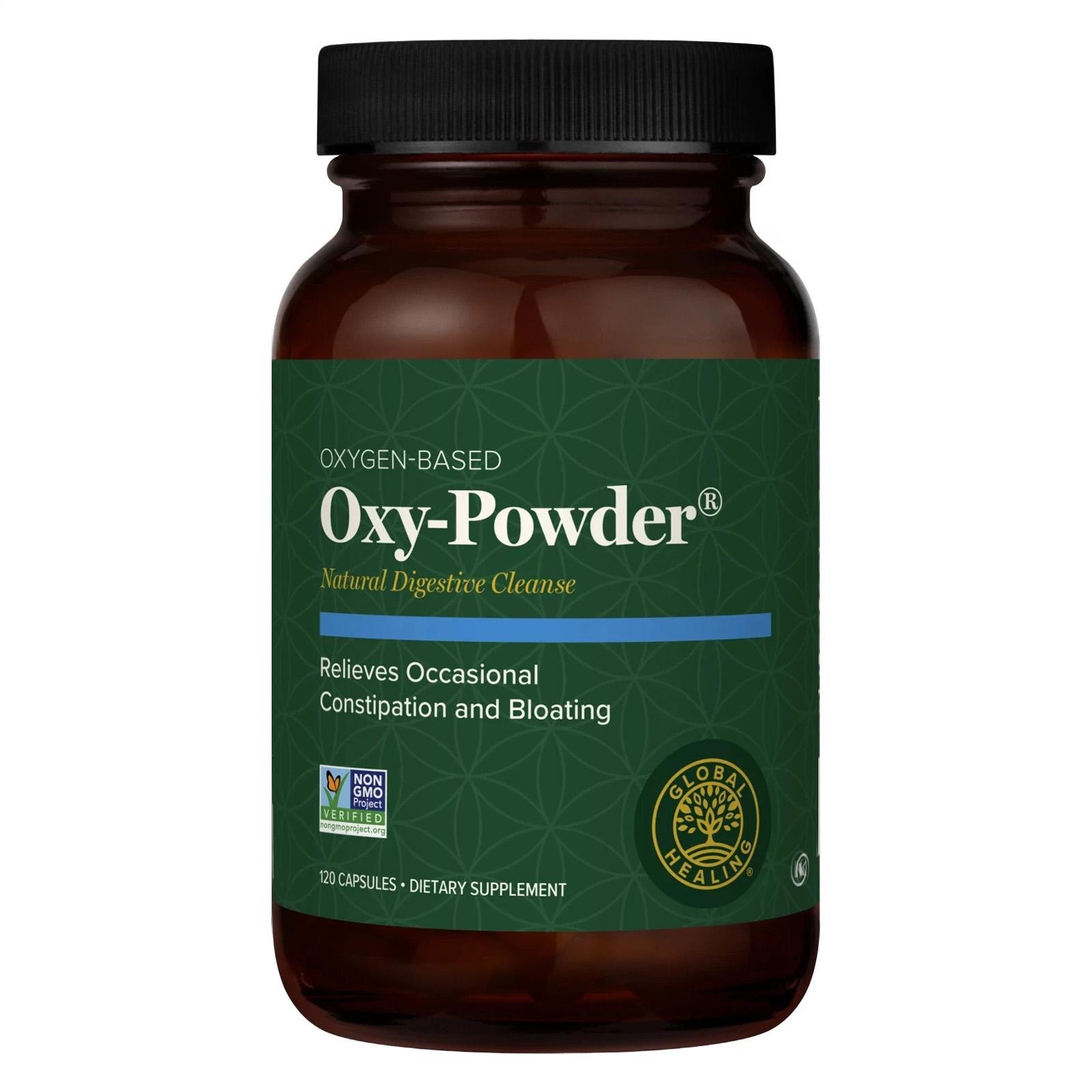 Oxy Powder Colon Cleanse & Natural Detox Pills For Constipation Relief – 120 Ct.