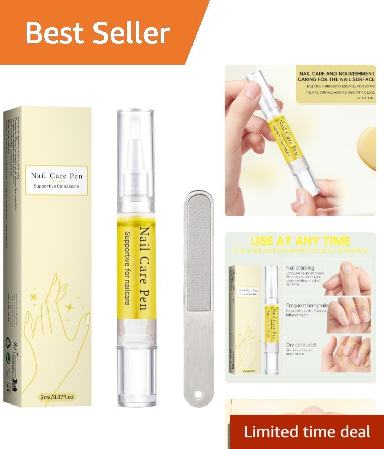 Nail Growth Oil Pen – Natural Formula for Nail Strength & Cuticle Care 0.02 F…