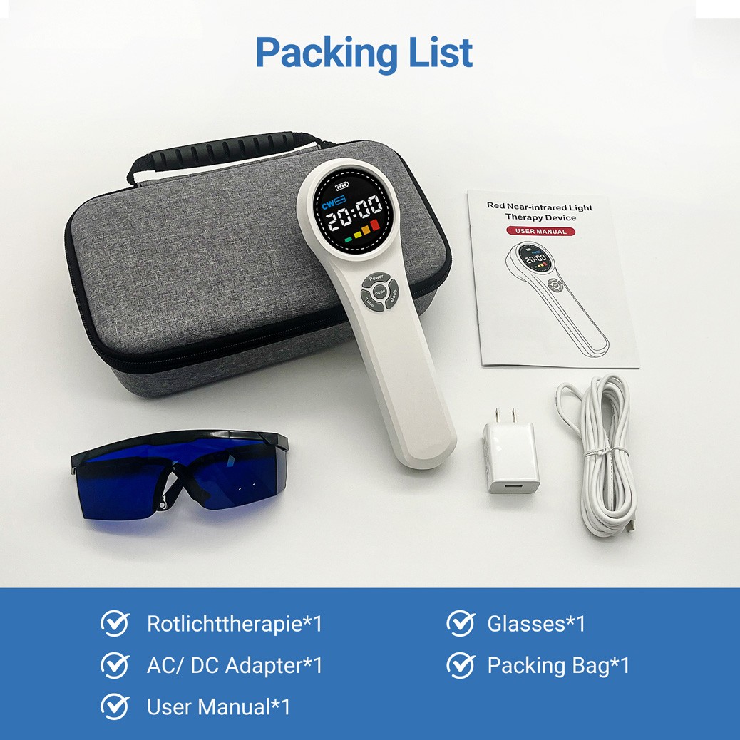 Low Level Laser Therapy for Sprain Wound Injuries Healing Shoulder Pain 1760mW