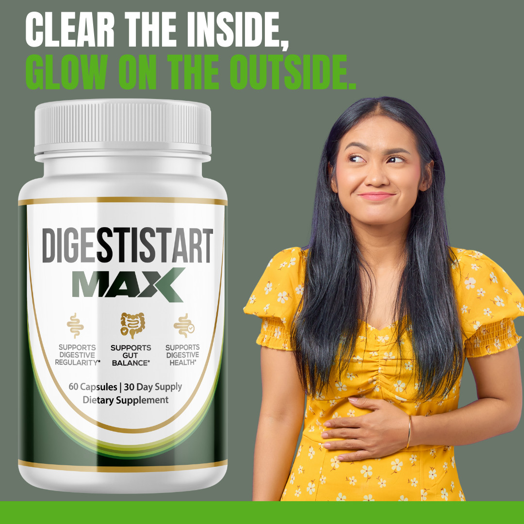 DIGESTISTART MAX- Digestive Support- 4 Bottles 240 Capsules