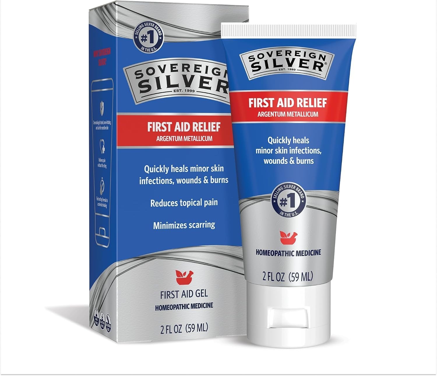 Fast-Acting Colloidal Silver Gel – 2 Fl Oz for Quick Skin Relief and Repair