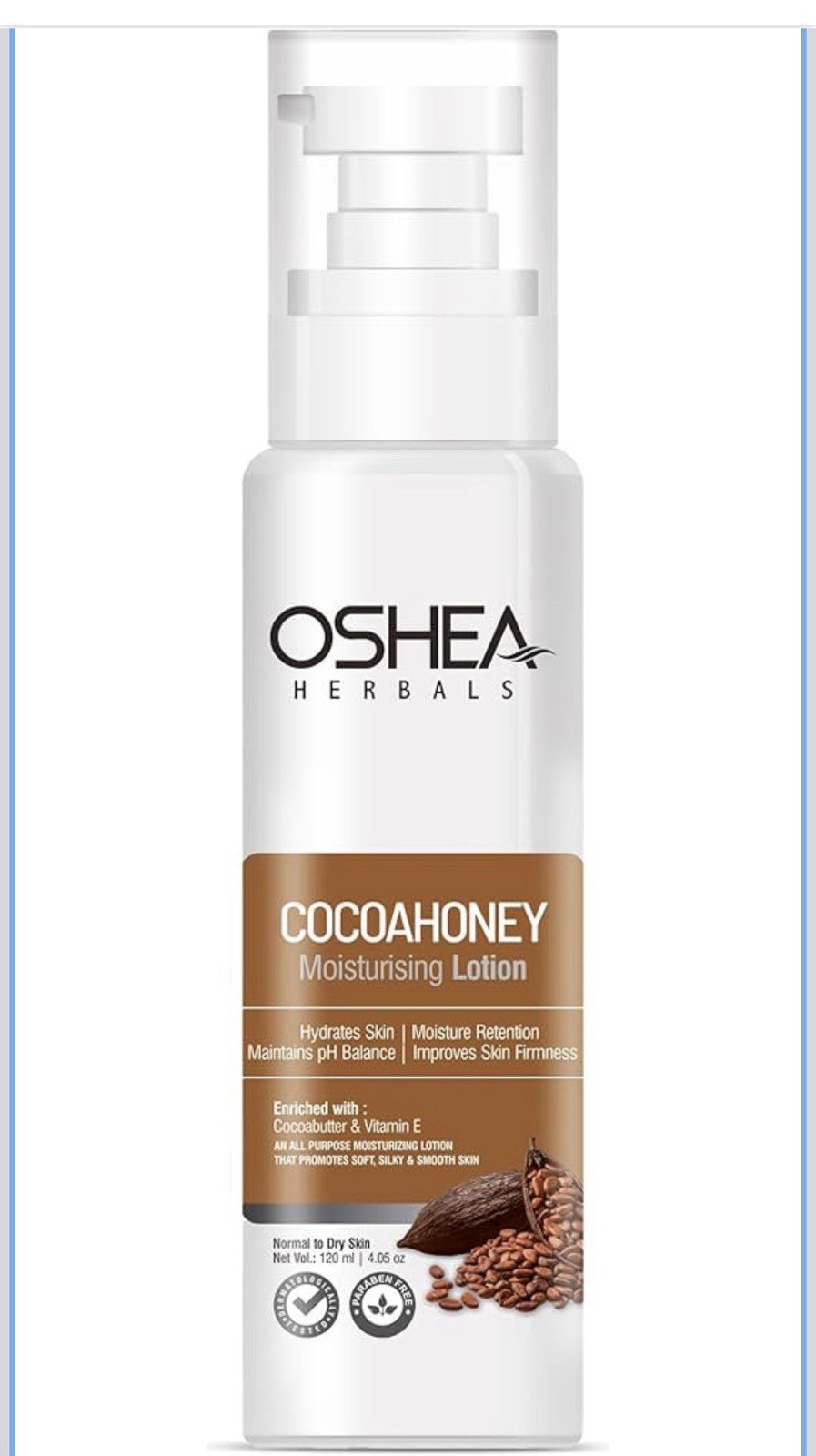 Oshea Herbals CocoaHoney Body Lotion 120ml | Vitamin E | Normal to Dry Skin