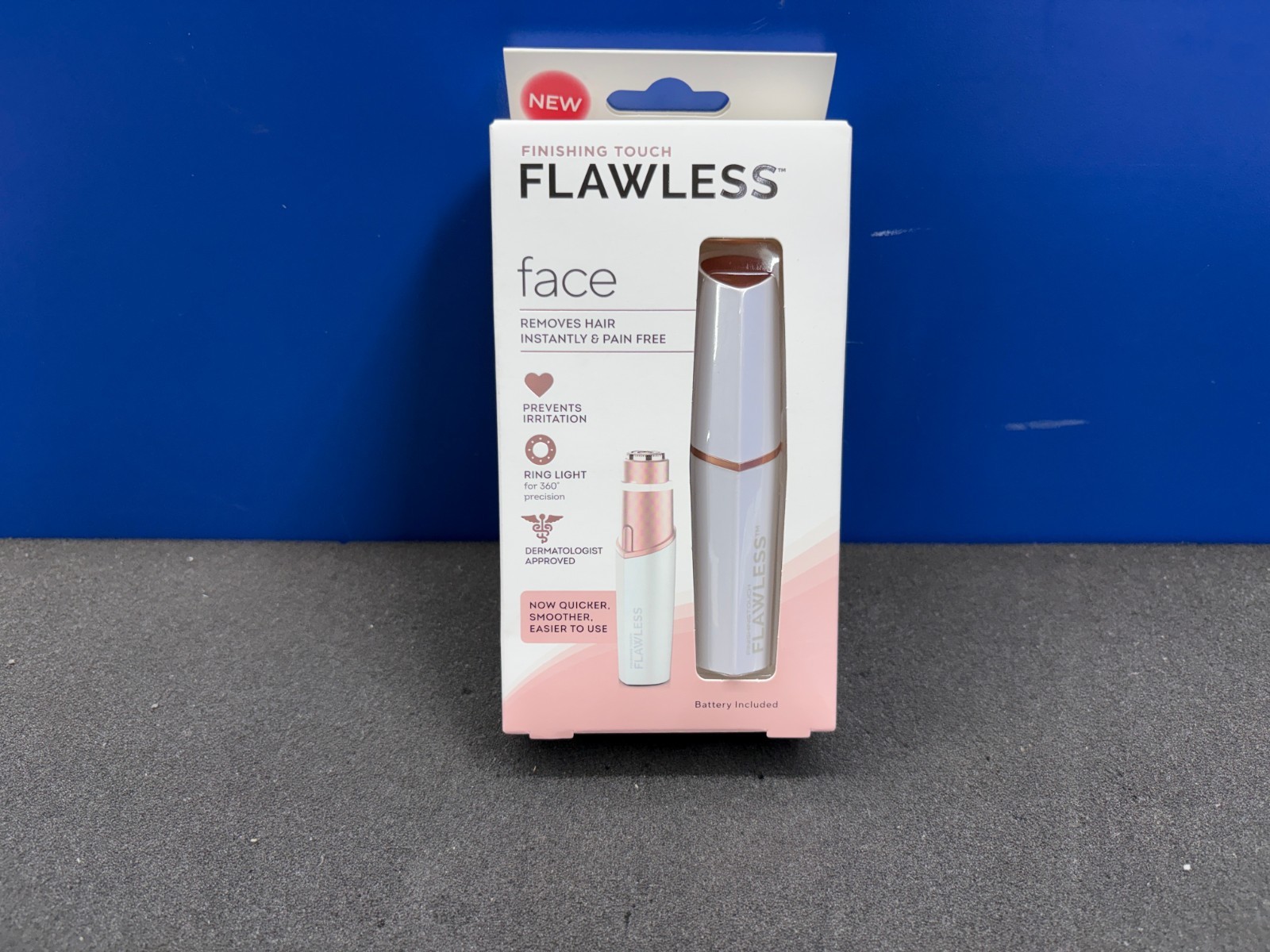 New Finishing Touch Flawless Brows Eyebrow Hair Remover Electric Razor/Pain Free