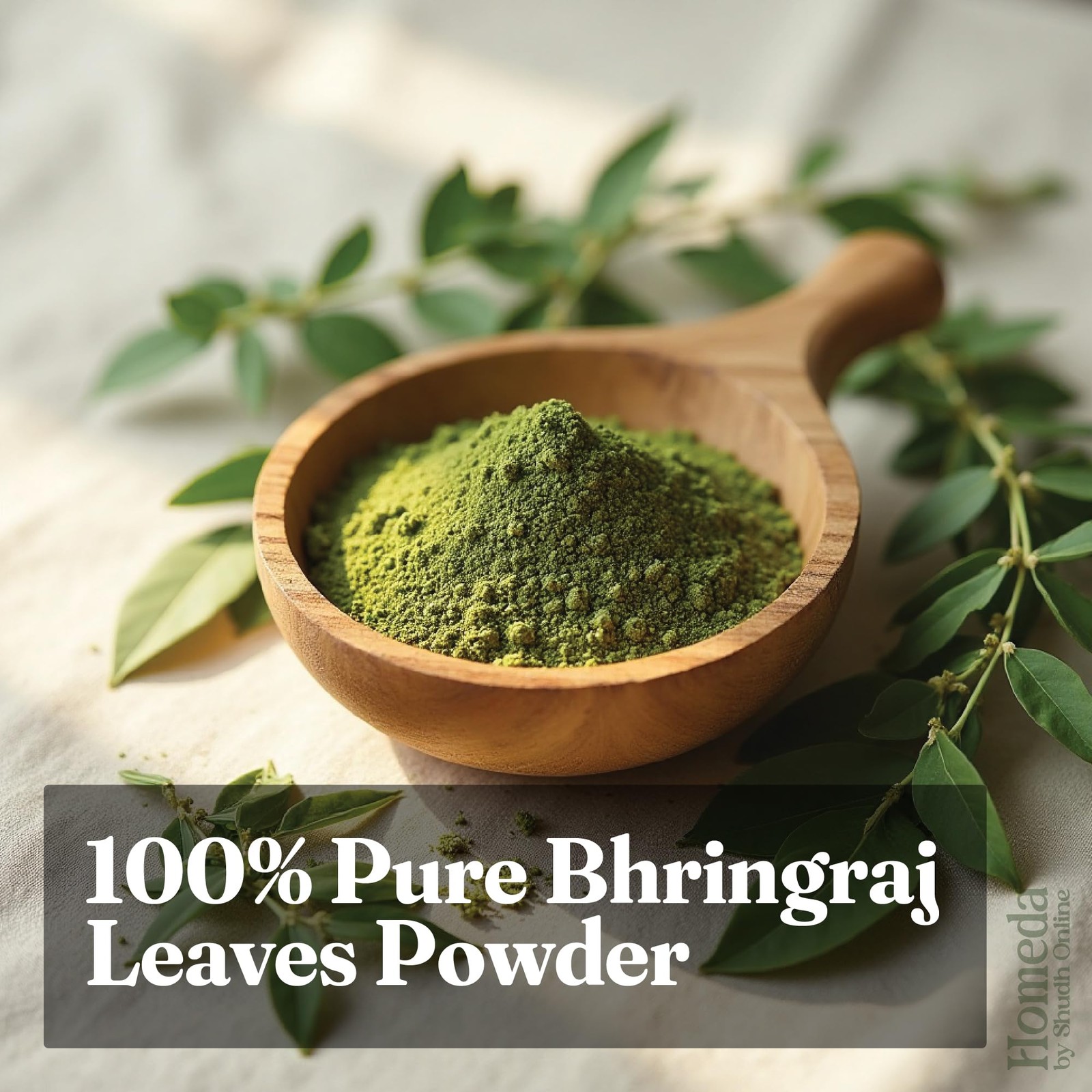Bhringraj Powder Organic for Hair Growth 3.5 oz 0.2 lb Eclipta Alba for Hair…