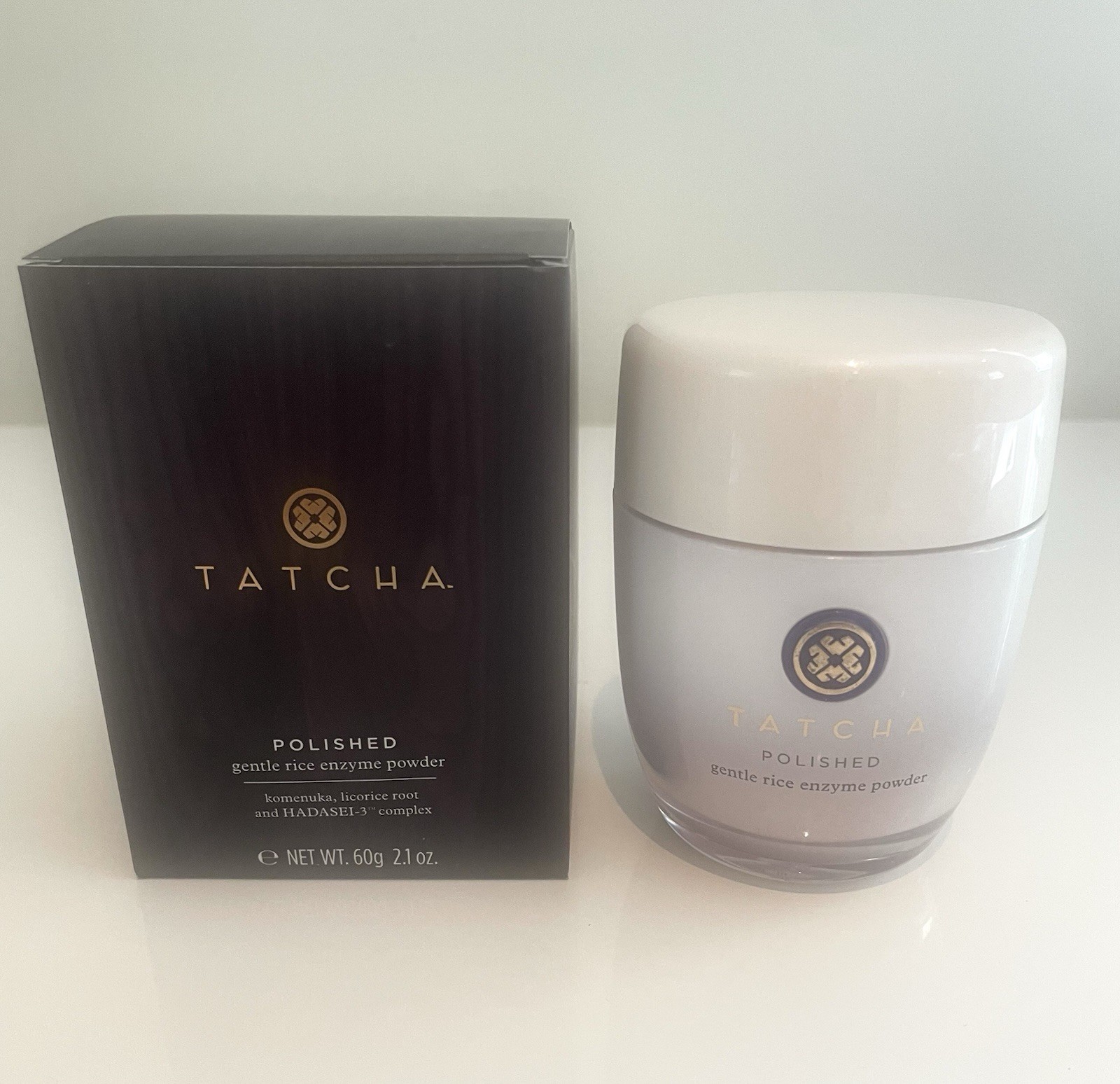 TATCHA Polished GENTLE Rice Polish Enzyme Powder 2.1oz 60g Open Box Sampled Once