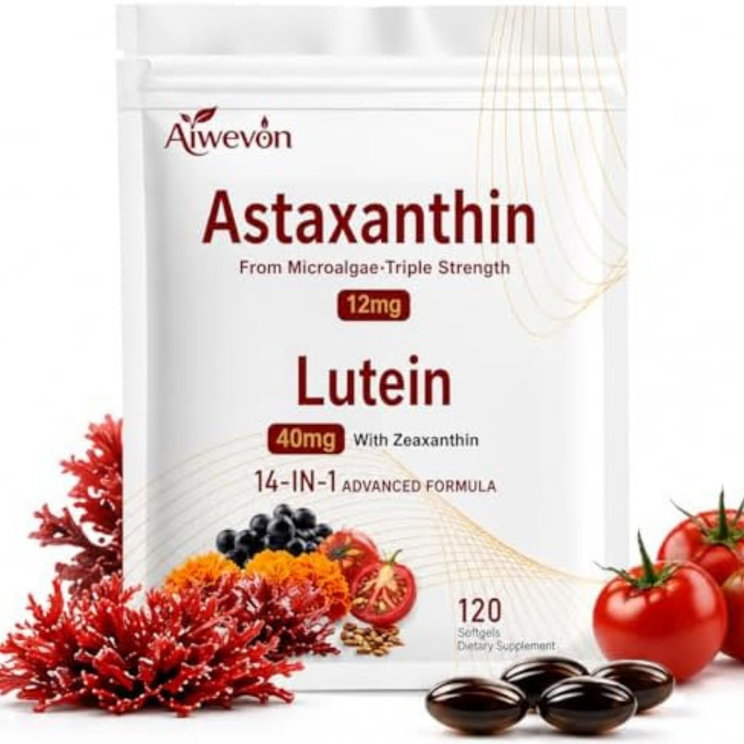 14-in-1 Astaxanthin 24mg & Lutein 40mg with Zeaxanthin Supplements