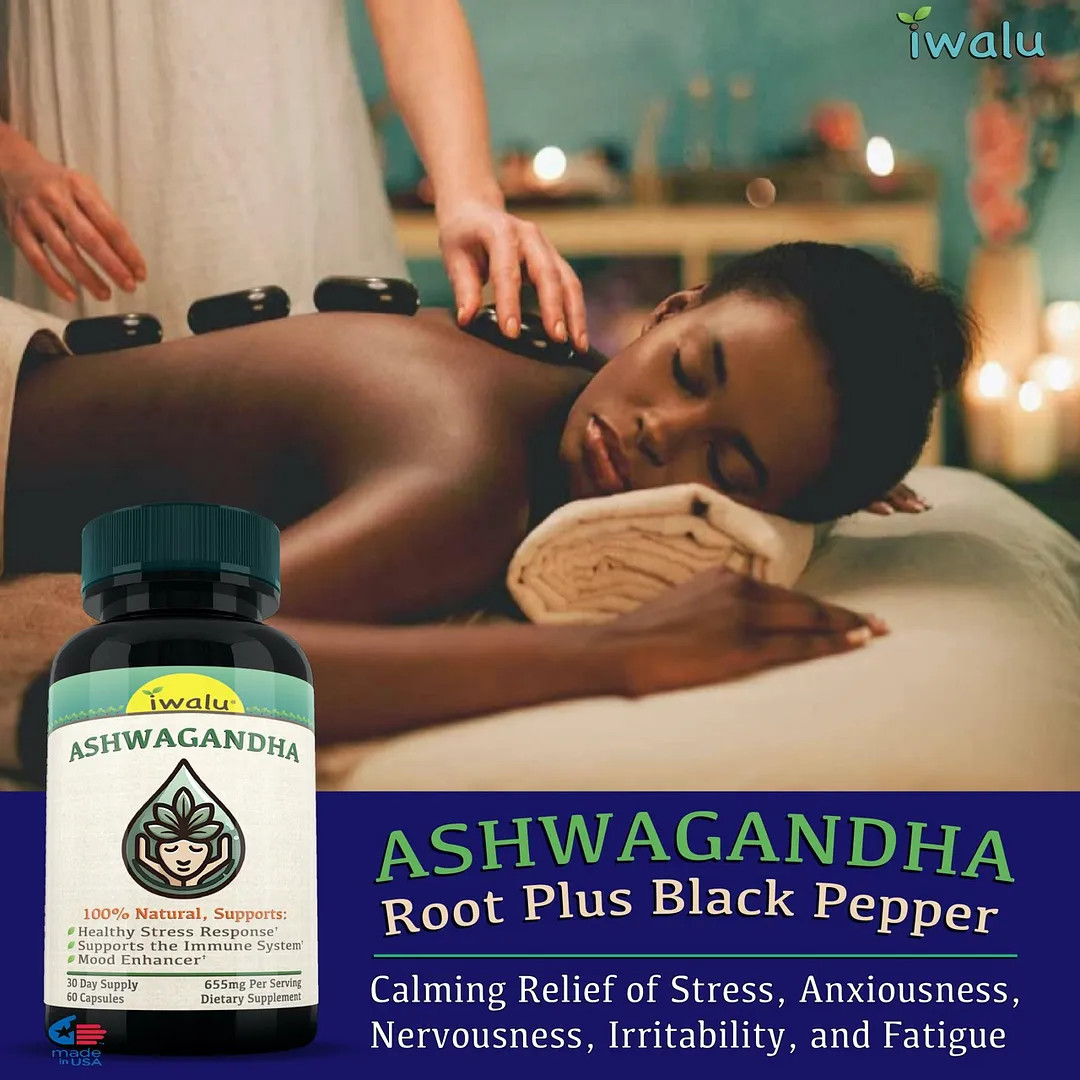 Ashwagandha Tablets | Best Supplement Capsule Pill Men Women FREE SHIP