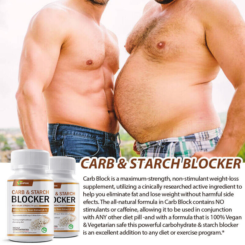 Fat and Carb Blocker Weight Loss Complex xp Appetite Suppressant Burn Low Keto