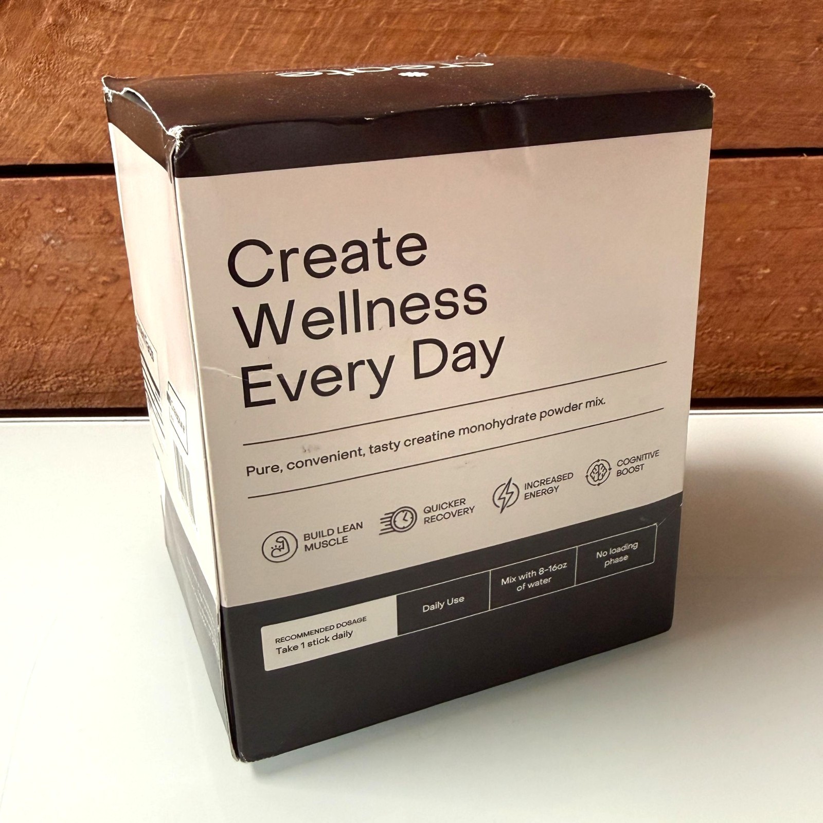 Create Creatine Monohydrate Powder Unflavored 30 Stick Packs 162g Supplement New