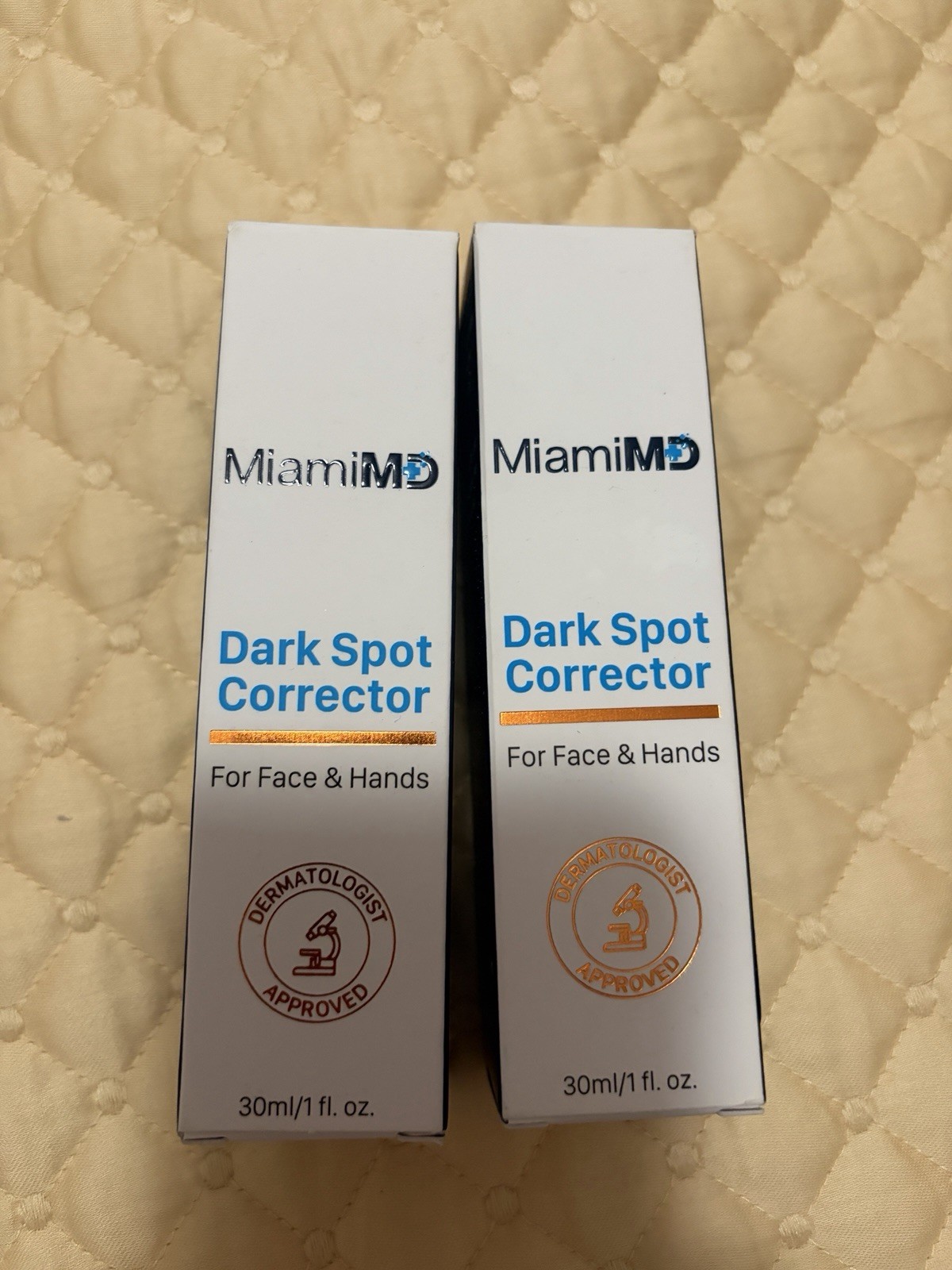 MiamiMD Miami MD 2 PACK Dark Spot Corrector for Face & Hands 1 oz / 30 mL NEW