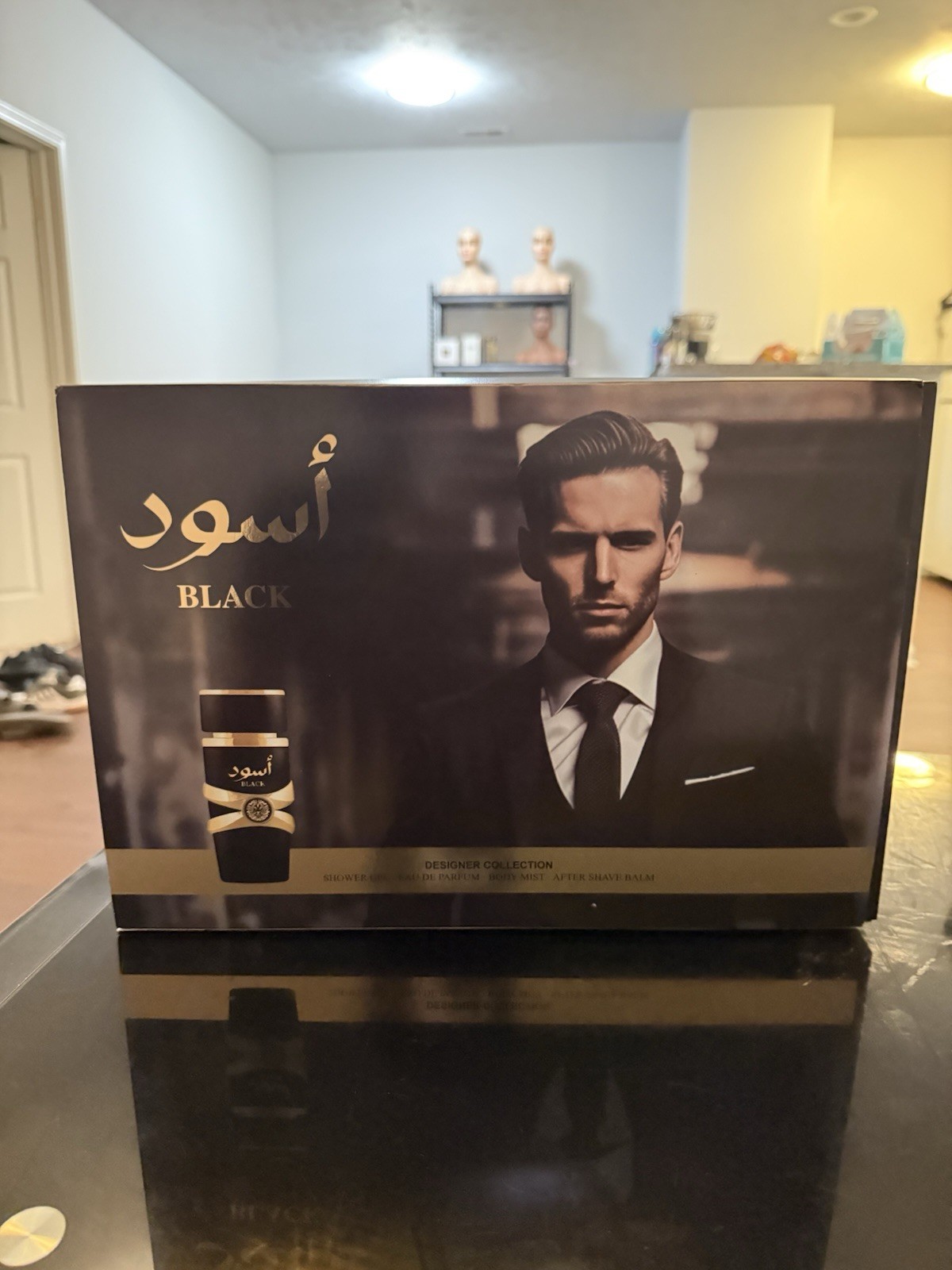 Afnan Black Eau de Parfum Spray Regular Size 0.1 fl oz New with Box