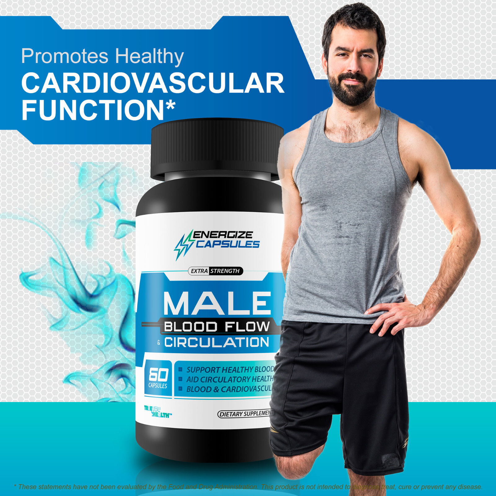 Energize Capsules – Our Best Male Blood Flow Circulation Support