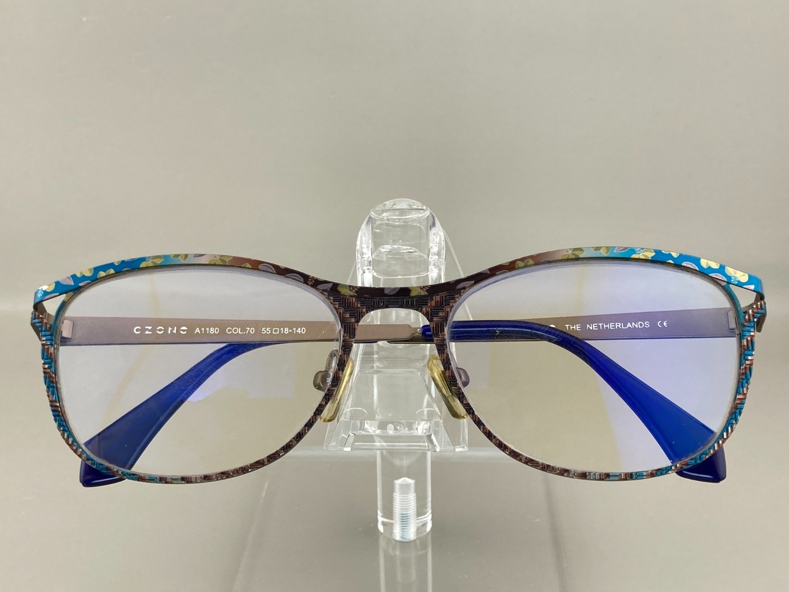 Czone C-zone Eyeglasses Frame A1180 Multicolor Metal Cat 55-18-140 Netherlands