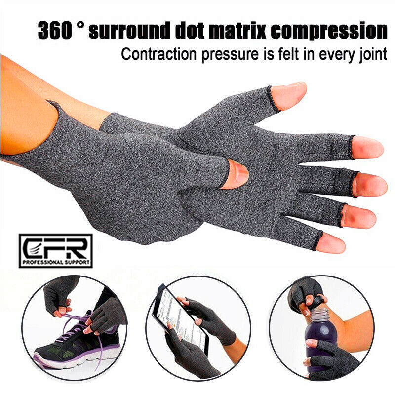 Pair Compression Arthritis Gloves Carpal Tunnel Joint Pain Relief for Men Women