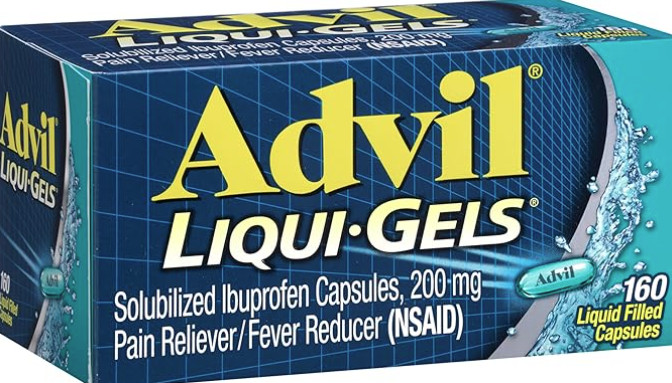 Advil Liqui Gels Solubilized Ibuprofen Capsules, 200 mg (160 + 20 Caps) 06/2026