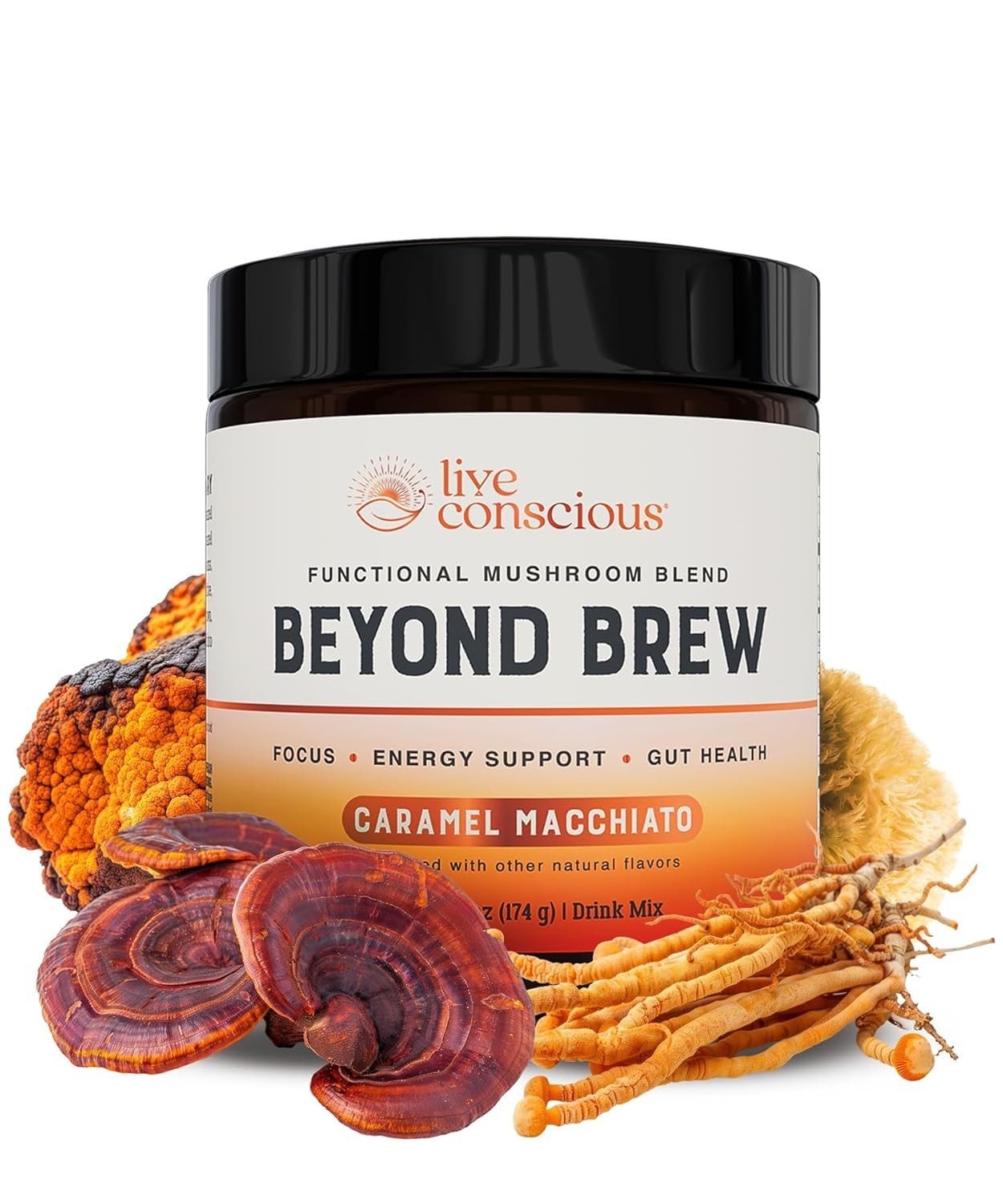 Beyond Brew Caramel Macchiato Coffee Alternative – 30 Servings FREE SHIPPING