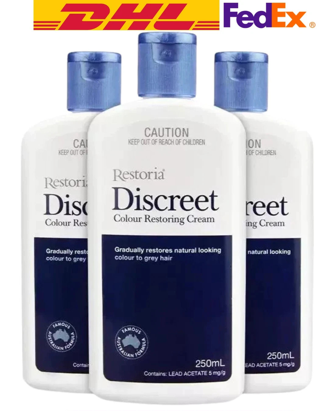 3X Restoria Discreet Colour 250ml Restoring Cream Hair Treatment EXP 2027