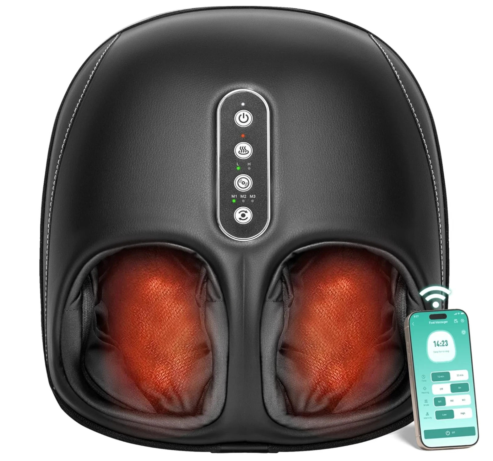 Nekteck Shiatsu Foot Massager with Heat Foot Massager For Plantar Fasciitis