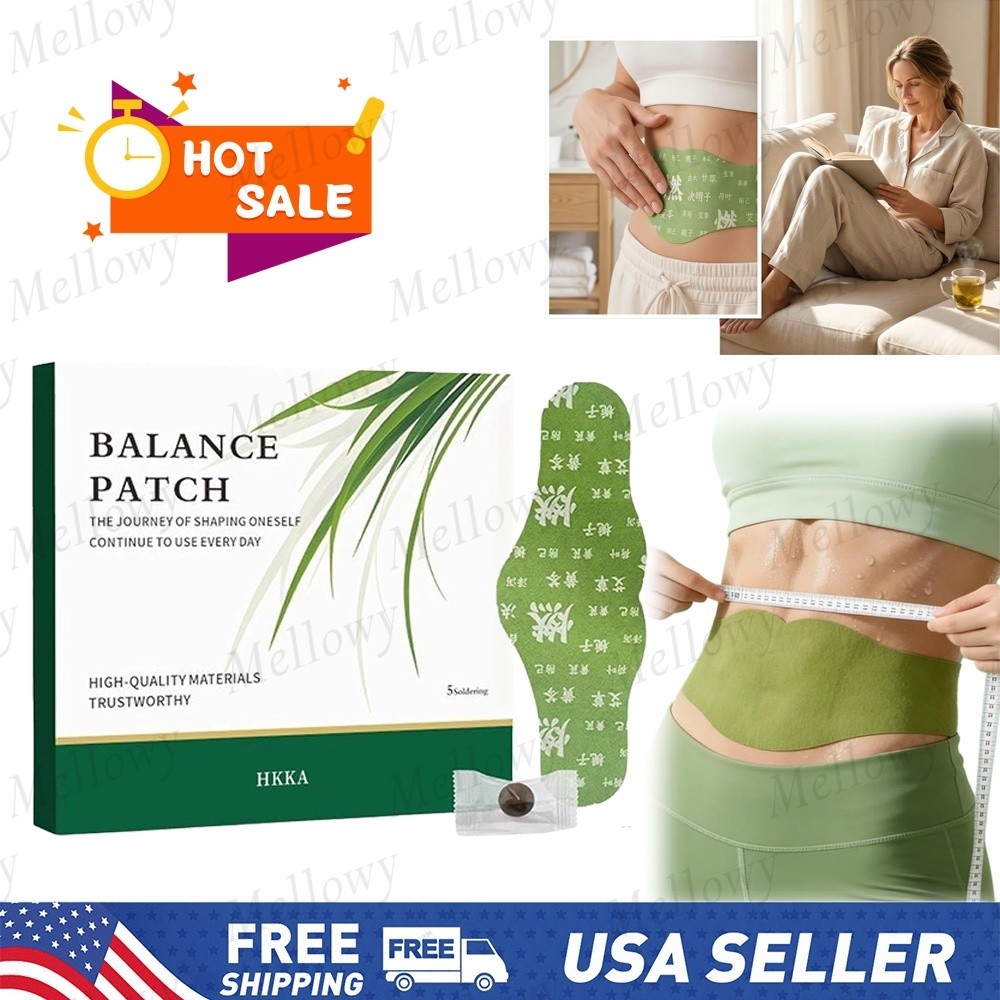 1box/5pcs Herbal Balance Patch,Comfortable Adhesive Design,Easy Topical Use~NEW