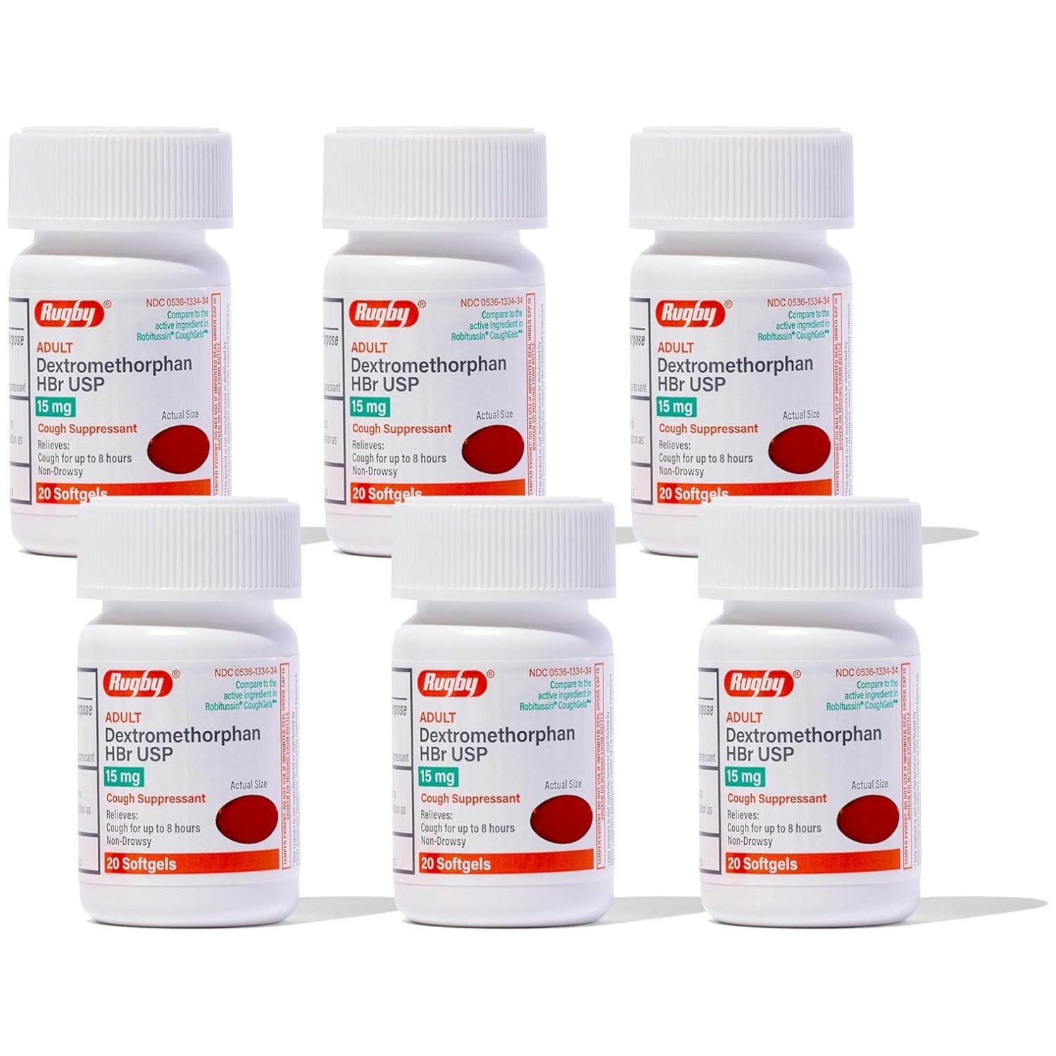 Fast-Acting Cough Suppressant Softgels x6 – 20 Count