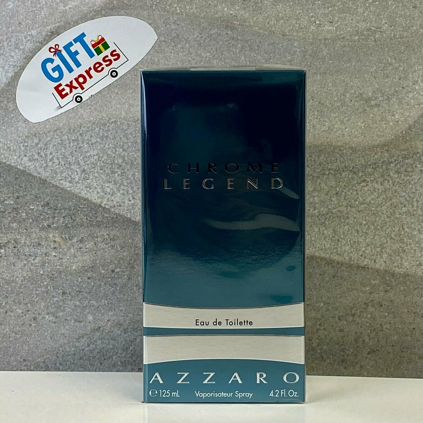 Azzaro Chrome Legend by Azzaro for Men Eau de Toilette 4.2oz / 125ml New in Box
