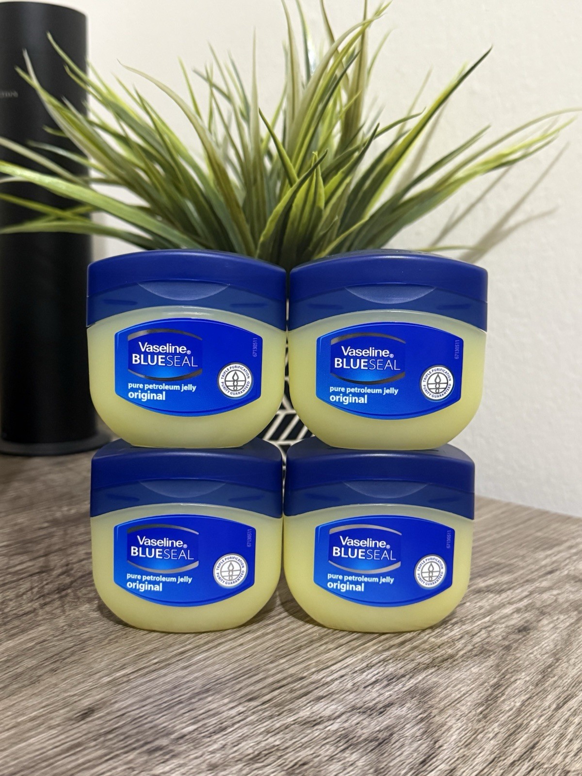 Vaseline Blueseal Pure Original Petroleum Jelly, 100ML *4-PACK*