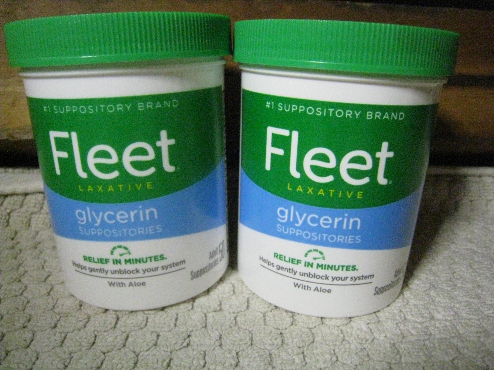 Fleet Laxative Glycerin Suppositories Adult 100 Count (2 x 50ct) 07/2025 FreSHIP