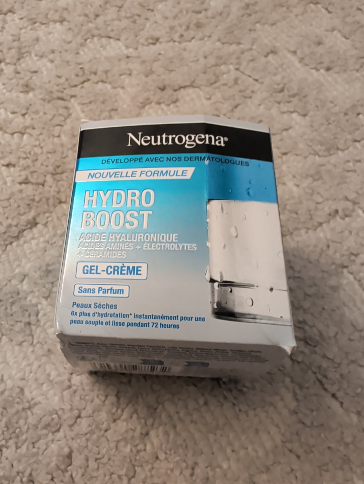 Neutrogena Hydro Boost GEL CREAM DRY SKIN, 50ml/1.7 oz Boxed UPGRADED FORMULA!