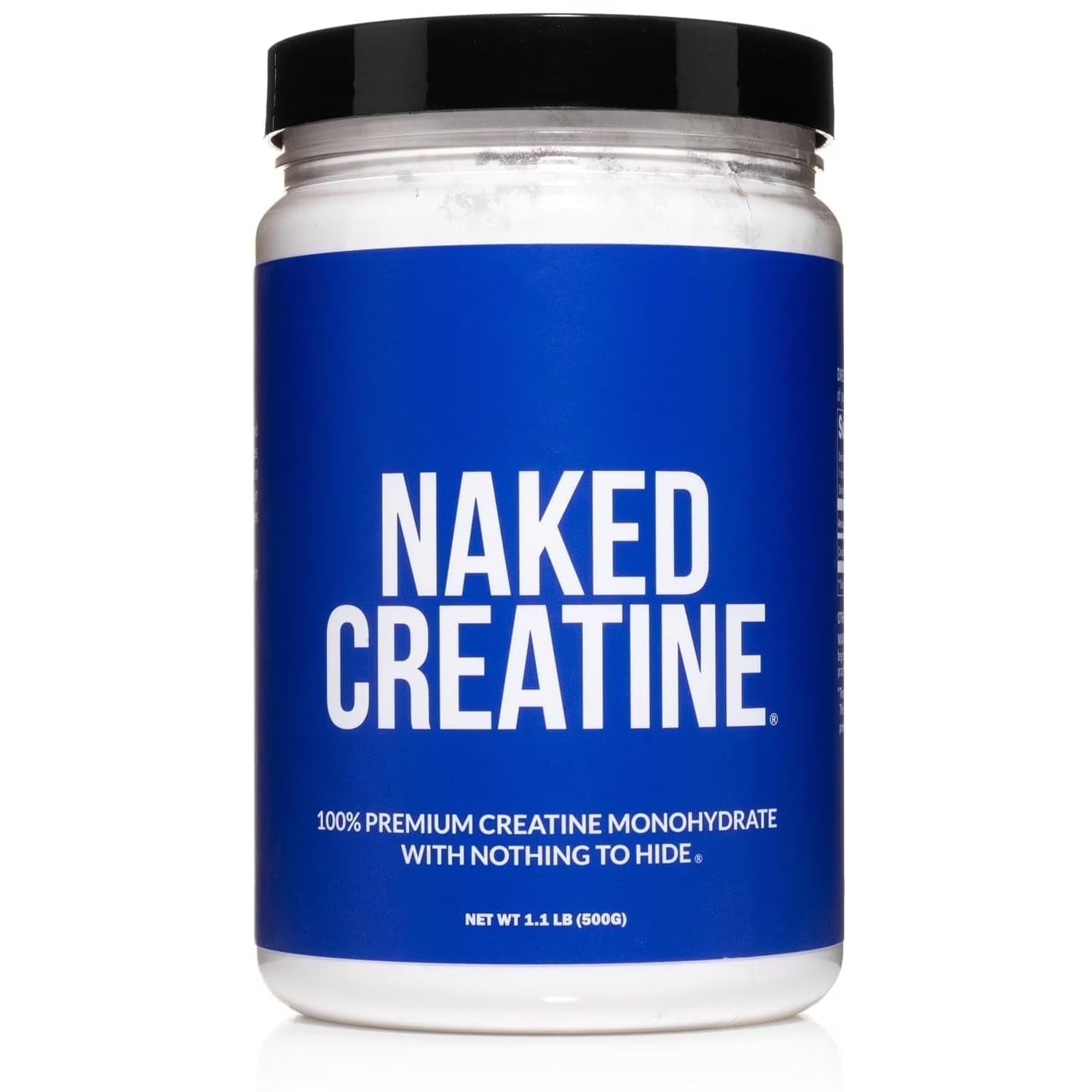 Naked Creatine Monohydrate, Unflavored Micronized Creatine Powder Supplement, 10