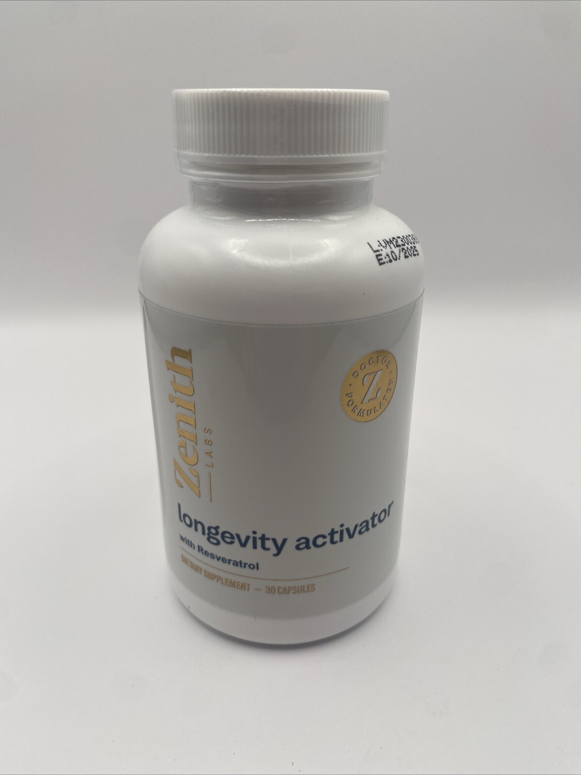 Zenith Labs Longevity Activator w/ Resveratrol Exp 10/2025 New Packaging- Sealed