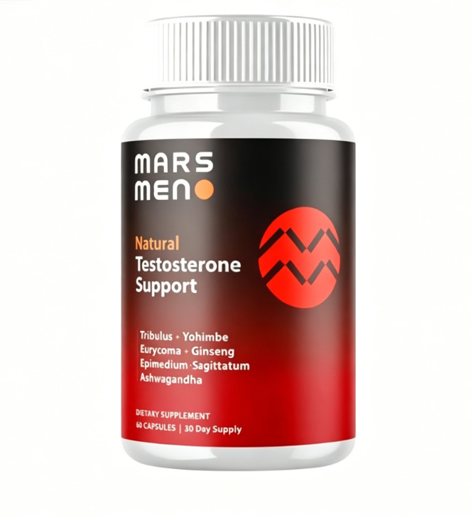 Mars Men Mens Health Herbal Support 60 Capsules Natural Supplement 1 Bottle