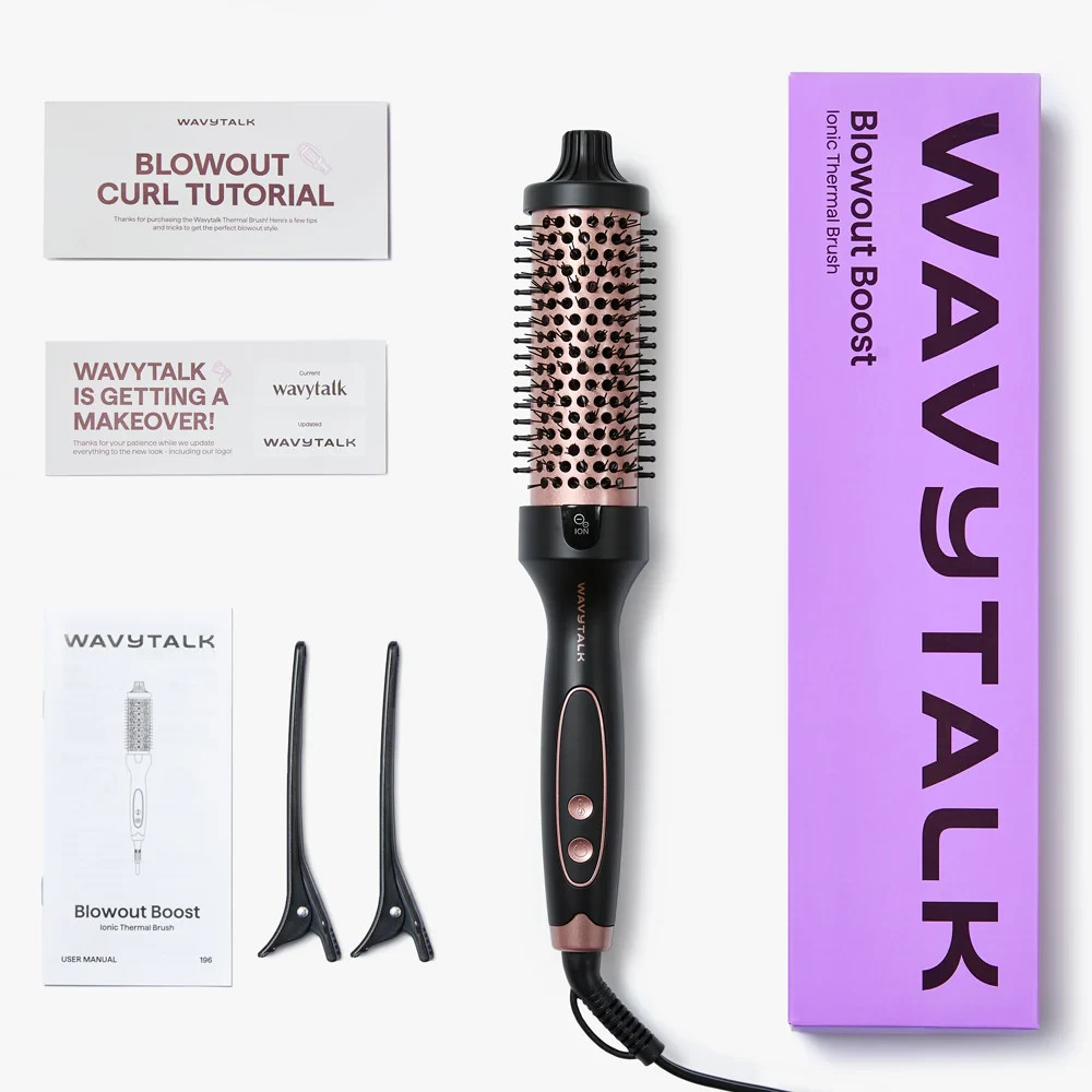 Wavytalk Blowout Boost Thermal Brush 1.5 Inch Heated Round Brush