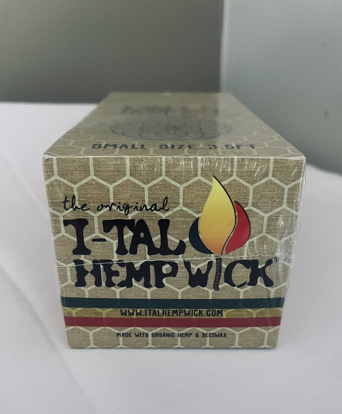 New Sealed Box 50ct Ital Hempwick Small Size 3.5ft