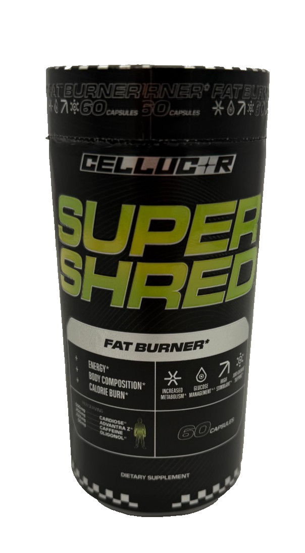 Cellucor, Super Shred, Fat Burner, 60 Capsules Exp 6/27