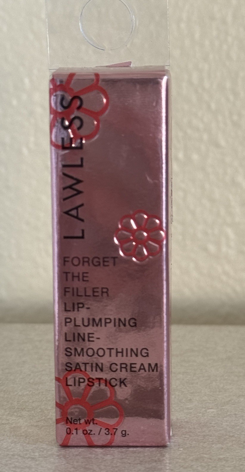 Lawless Forget The Filler Satin Cream Lipstick Little Lady Daisy New
