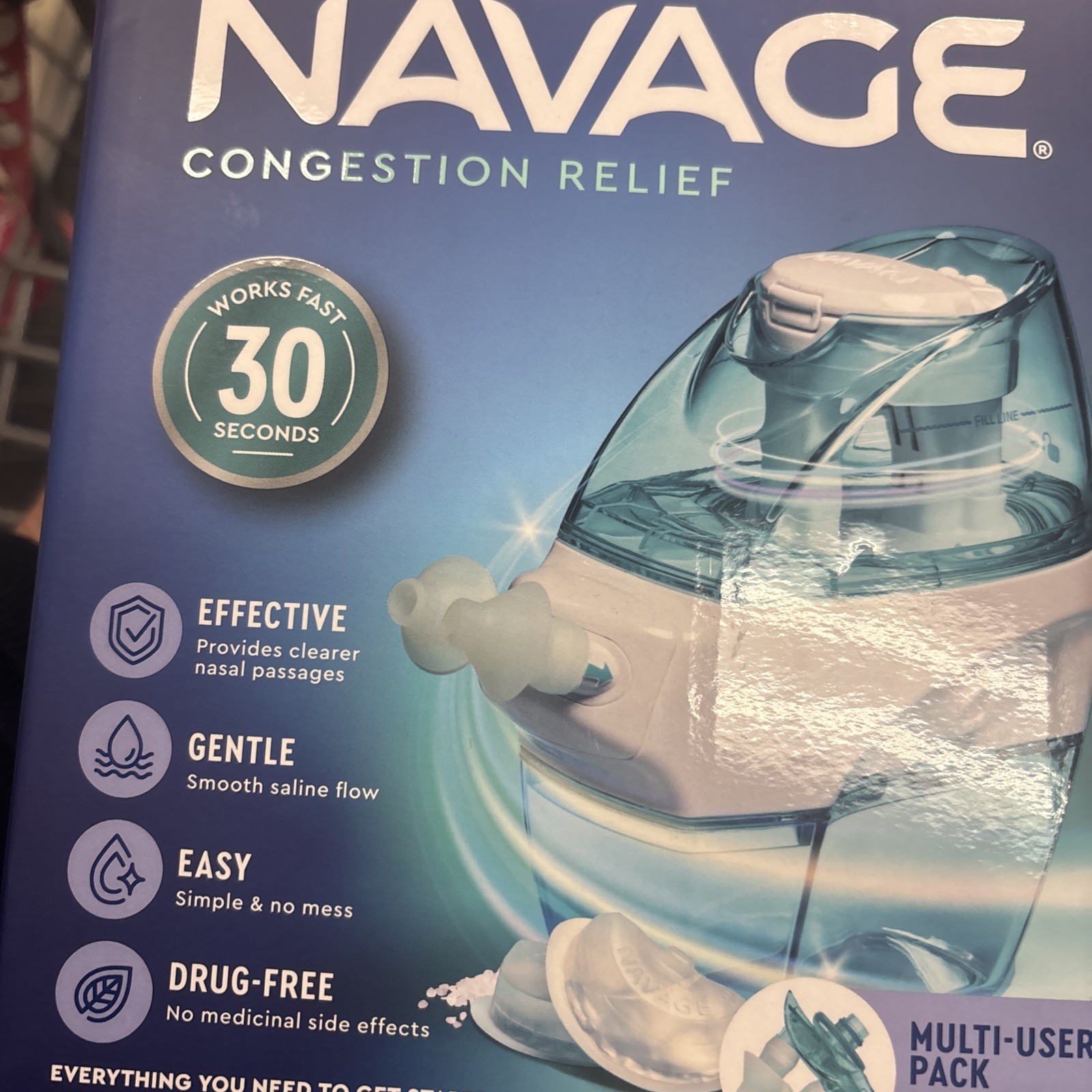 Navage Congestion Relief Irrigation System NIB