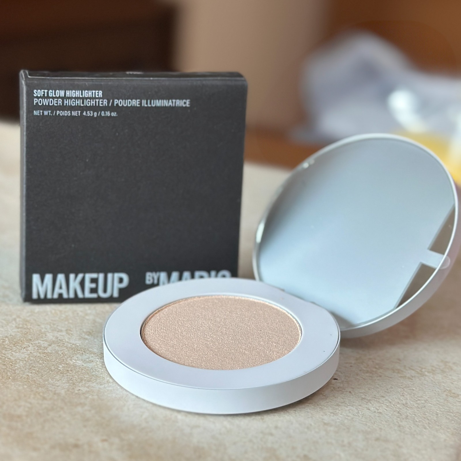 MAKEUP BY MARIO Soft Glow Highlighter Pearl 4.53g Face Powder Illuminator New